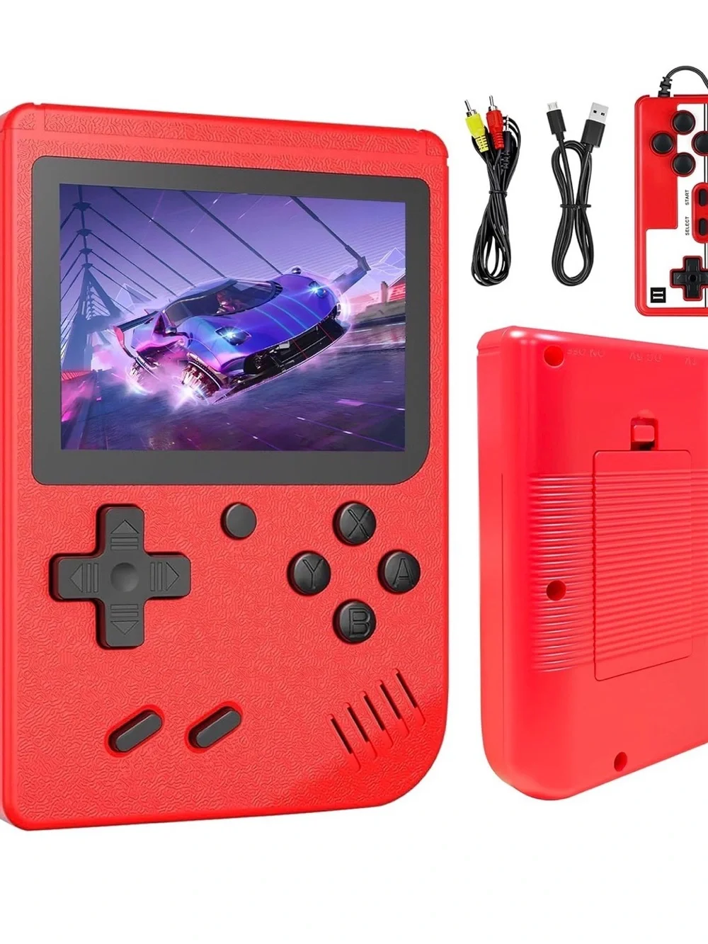 BLUE!!! Handheld Retro Game Console NOT RED NOT PINK Over 400 Preinstalled Games
